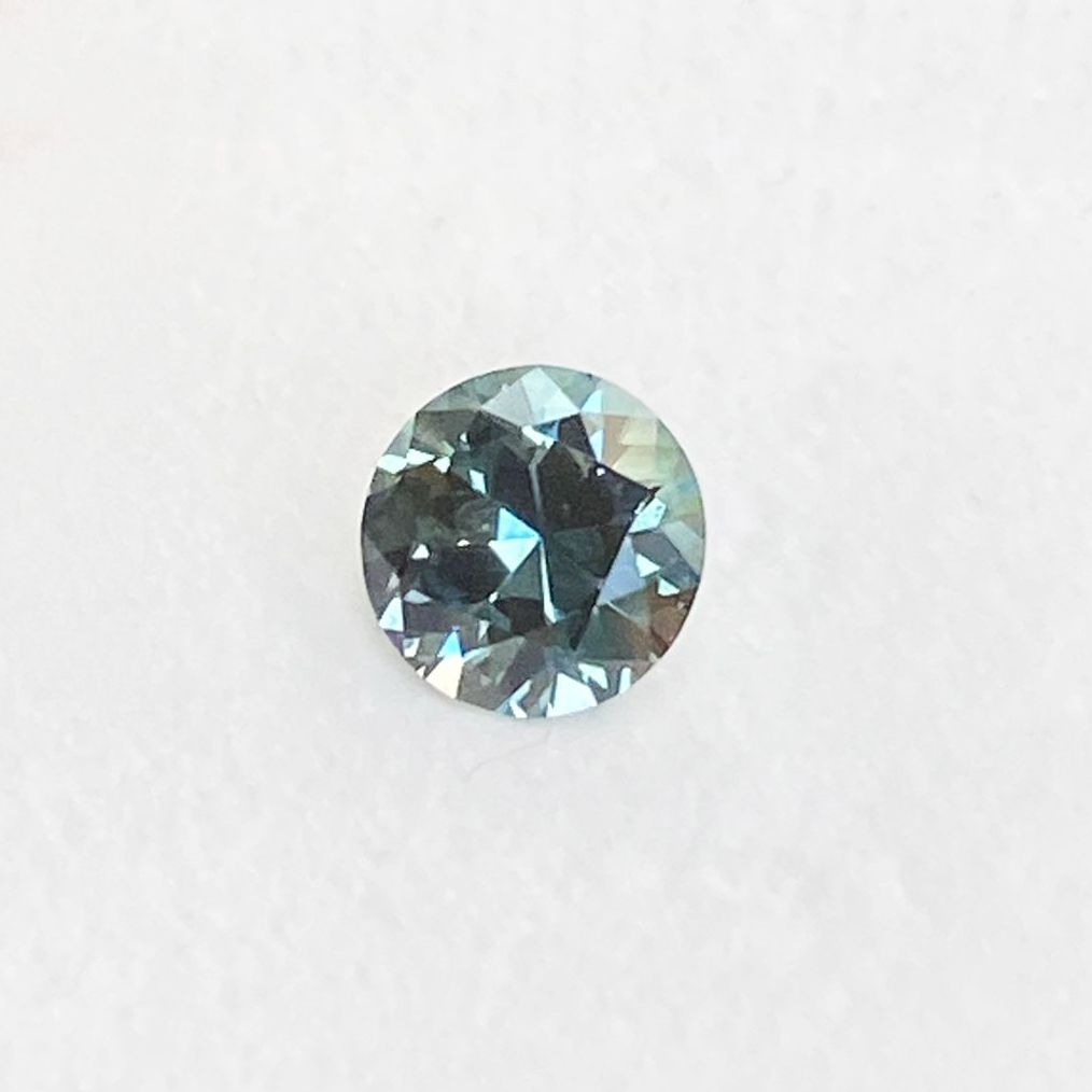 SAPPHIRE FACETED 0.8ct GREEN Green EC UNITEDSTATES HEATED