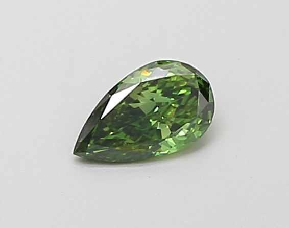 0.23 CT Fancy Vivid Green PEAR