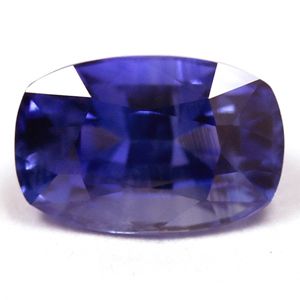 SAPPHIRE FACETED 1.0ct BLUE Vivid Blue EC SRILANKA NONE