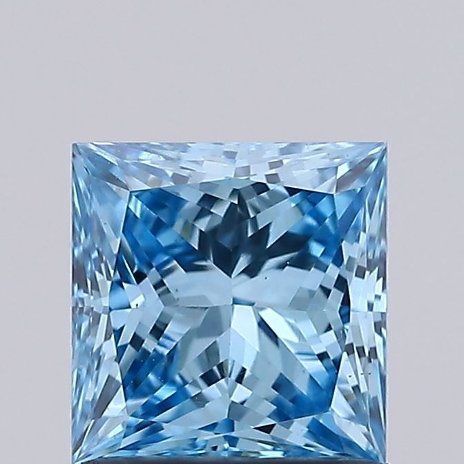0.95 CT Fancy Vivid Blue PRINCESS