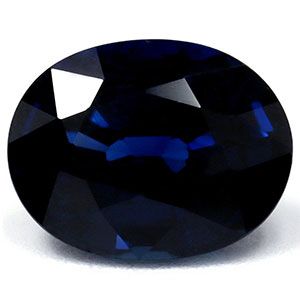 Szafir 3,01 ct, niebieski, szlif owalny