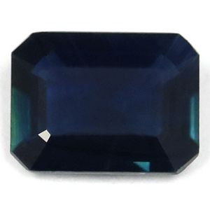 Szafir 1,59 ct, niebieski, szlif szmaragdowy