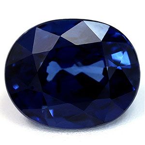 Szafir 1,86 ct, niebieski, szlif owalny