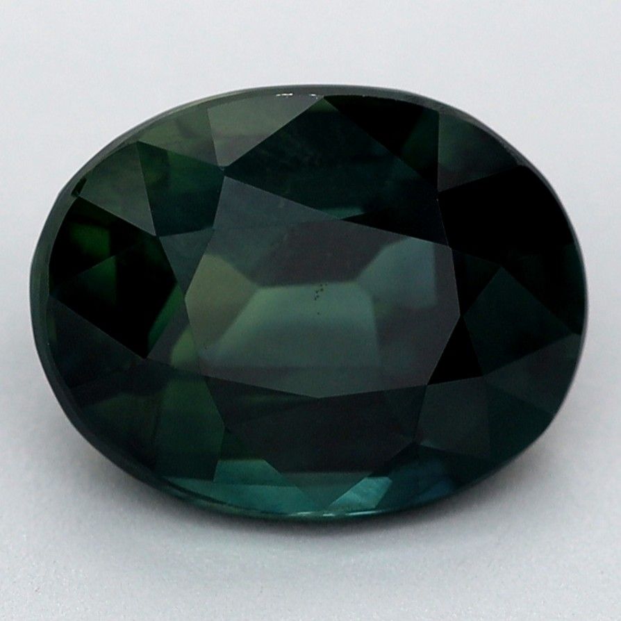 Szafir 1,99 ct, morski, szlif owalny