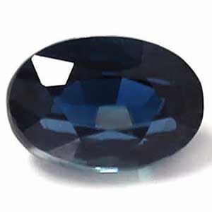 Szafir 1,38 ct, niebieski, szlif owalny
