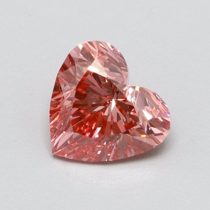 0.43 CT Fancy Vivid Pink HEART