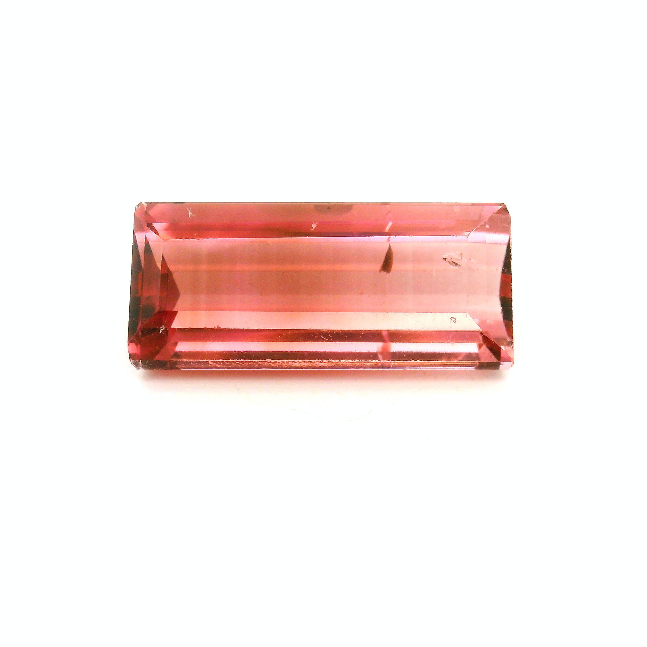 Turmalin 4,16 ct, różowy, szlif prostokątny