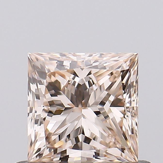 0.51 CT Fancy Light Pinkish Brown PRINCESS