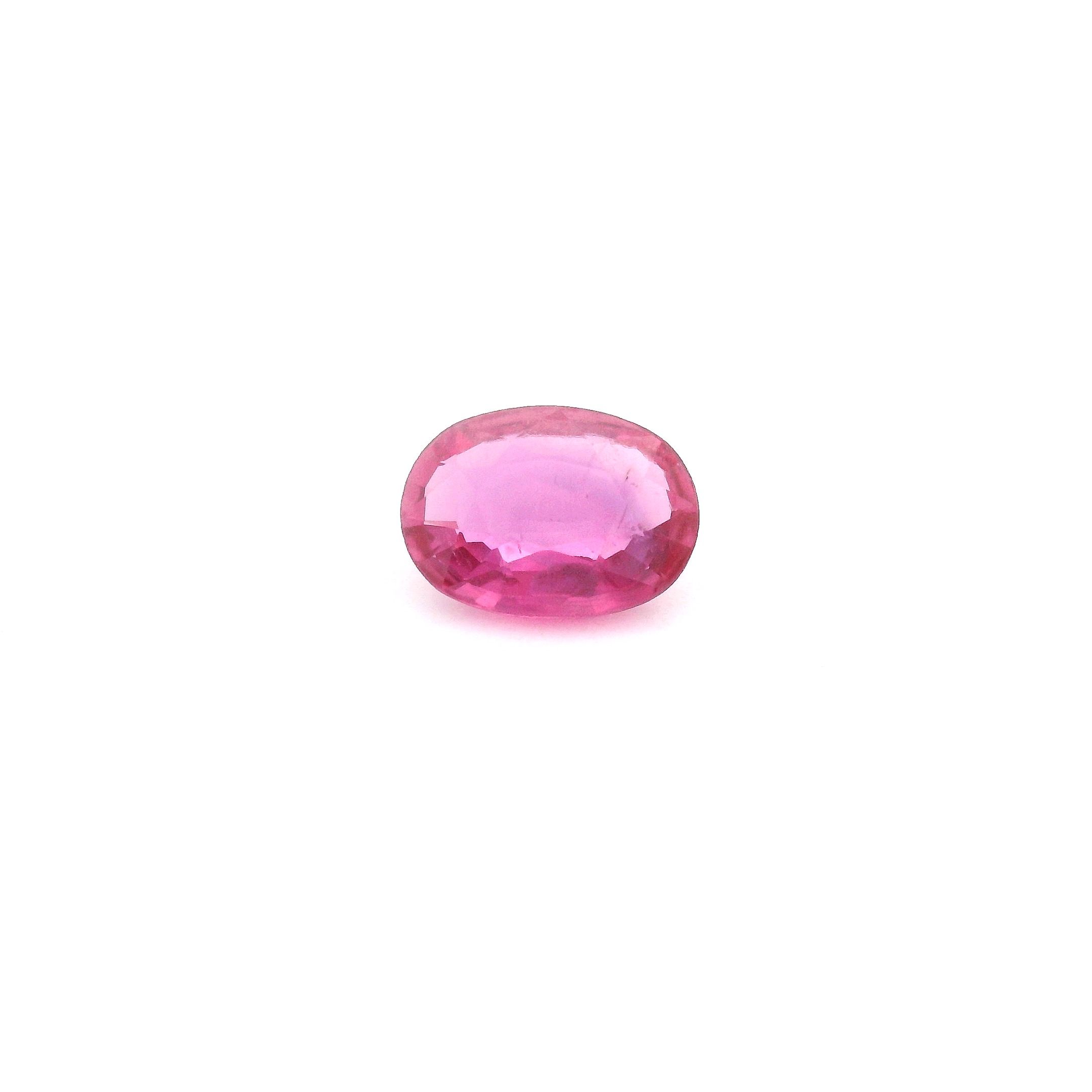 RUBY FACETED 0.76ct RED Medium Intense SI MOZAMBIQUE HEATED