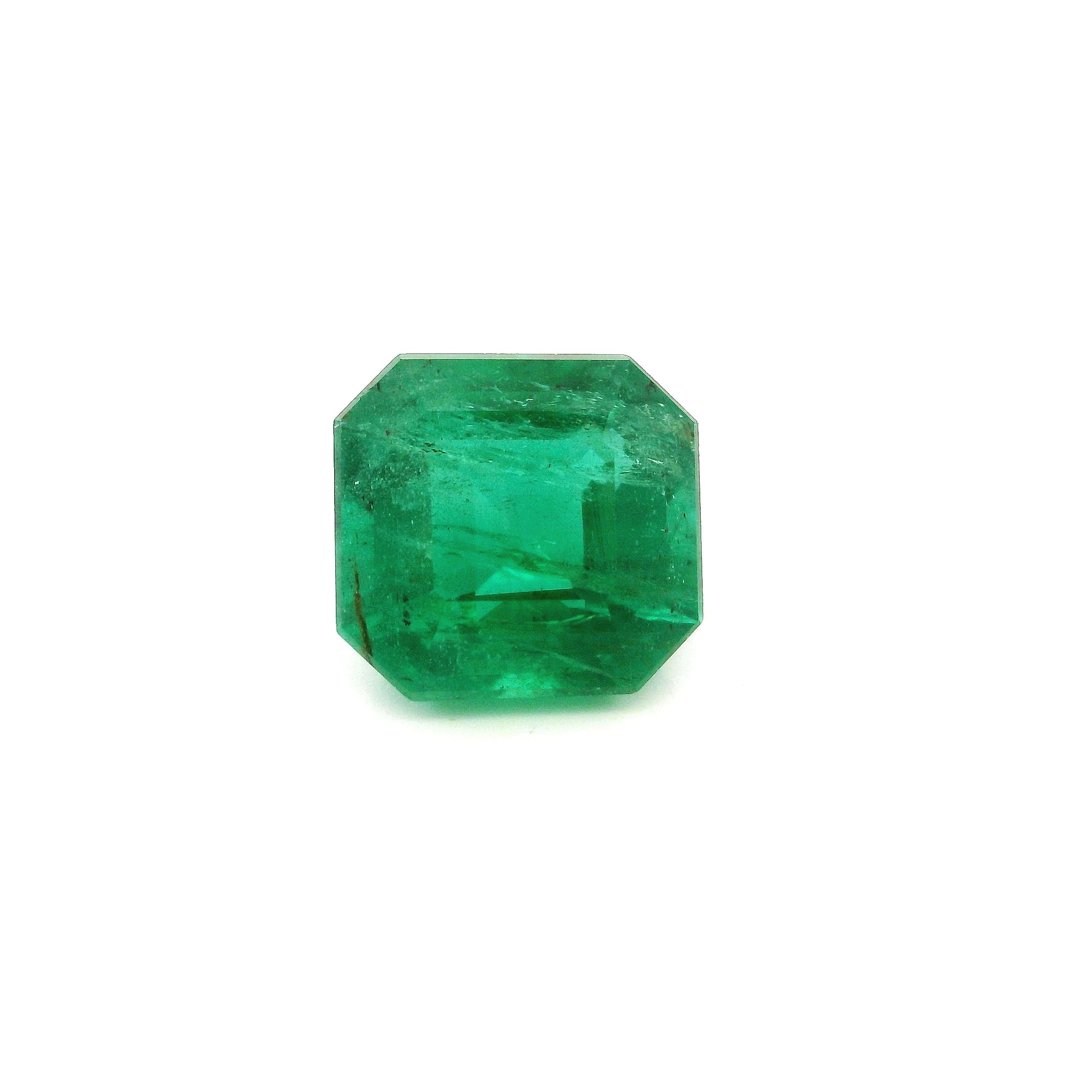 3.97 ct Octagonal Emerald