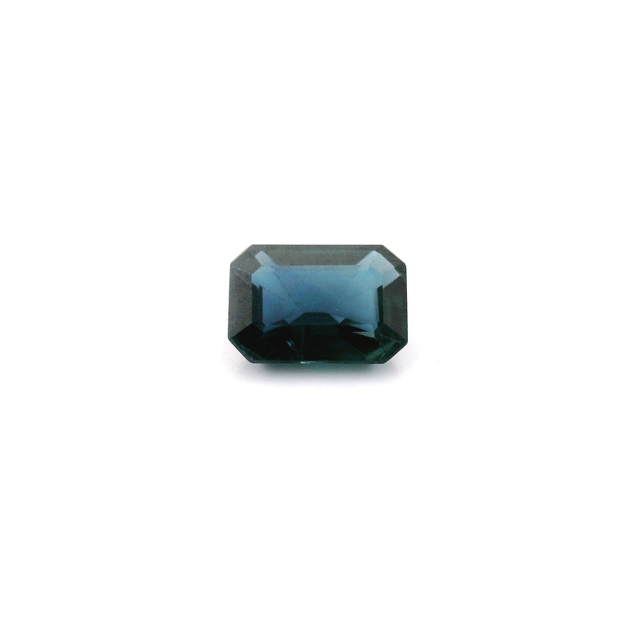 Szafir 1,12 ct, niebieski, szlif ośmiokątny
