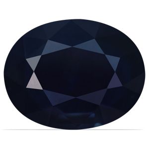 Szafir 2,83 ct, niebieski, szlif owalny