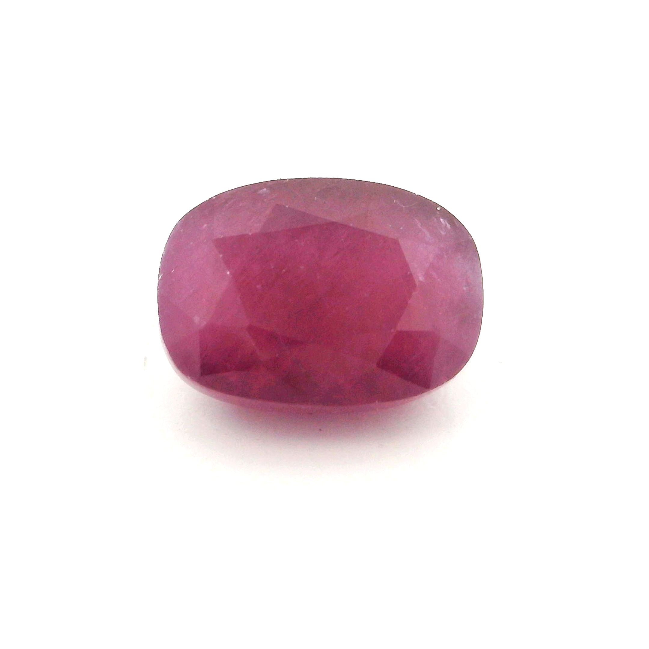 Rubin 3,68 ct, czerwony, szlif cushion