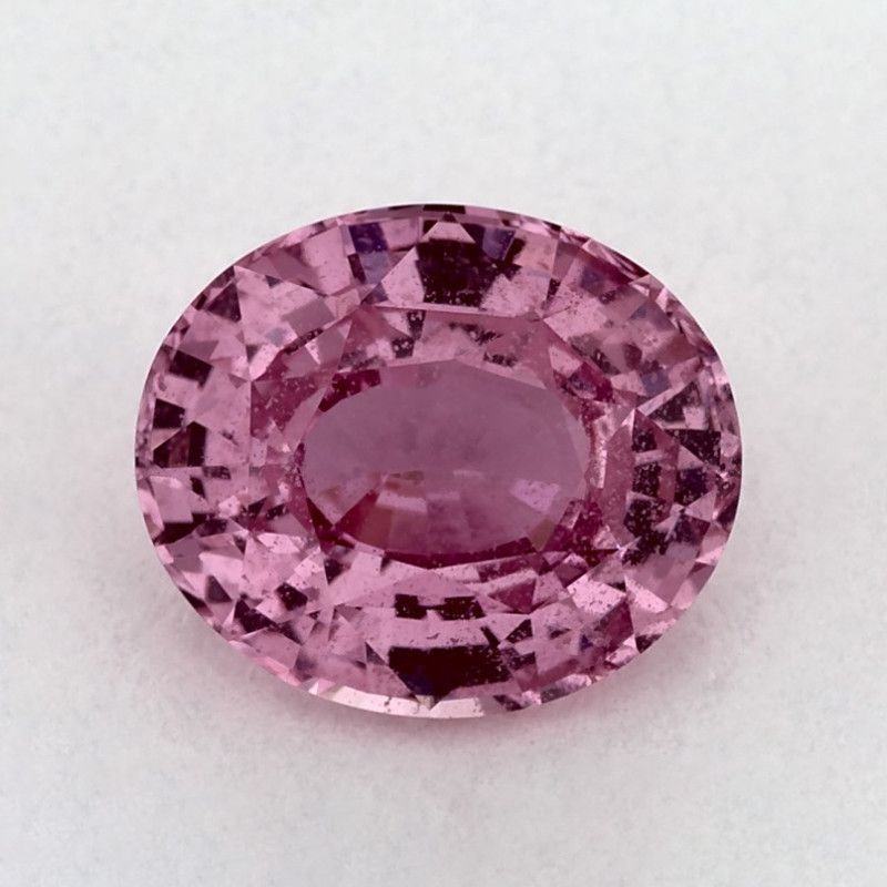 Szafir 2,71 ct, różowy, szlif owalny