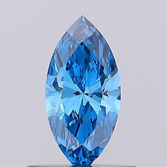 0.46 CT Fancy Vivid Blue MARQUISE
