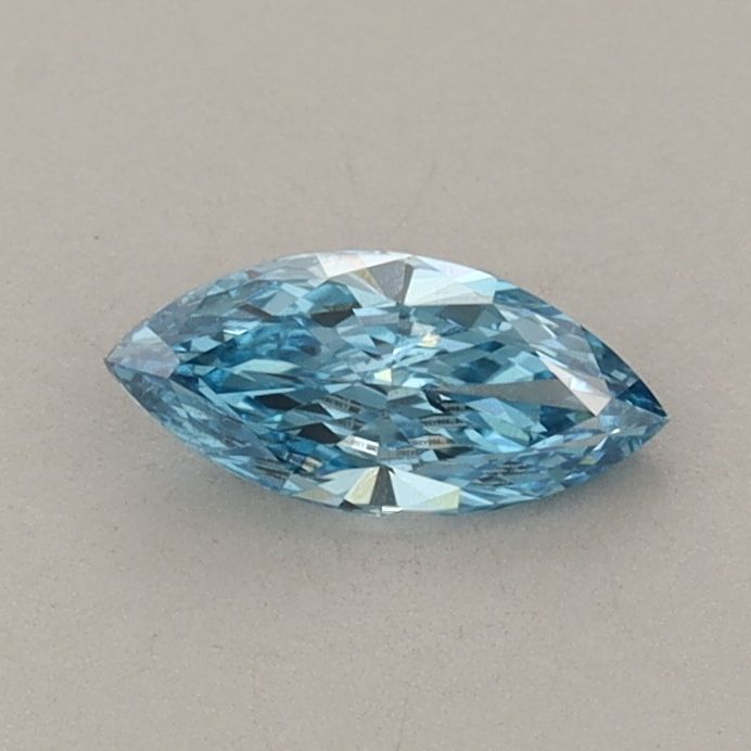 0.35 CT Fancy Vivid Blue MARQUISE