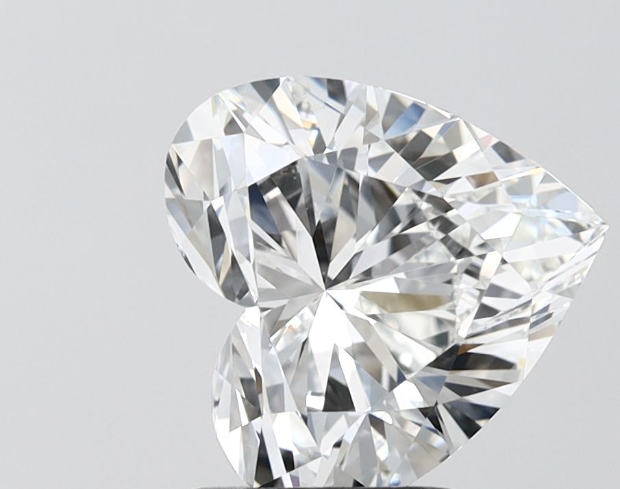 2.44 carat f VVS1 EX Cut IGI heart diamond
