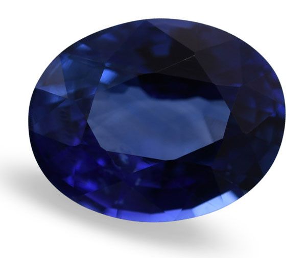 Szafir 1,32 ct, niebieski, szlif owalny