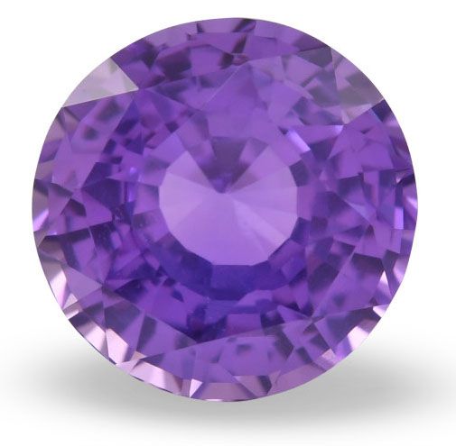 SAPPHIRE FACETED 3.09ct PURPLE Purple EC SRILANKA NONE