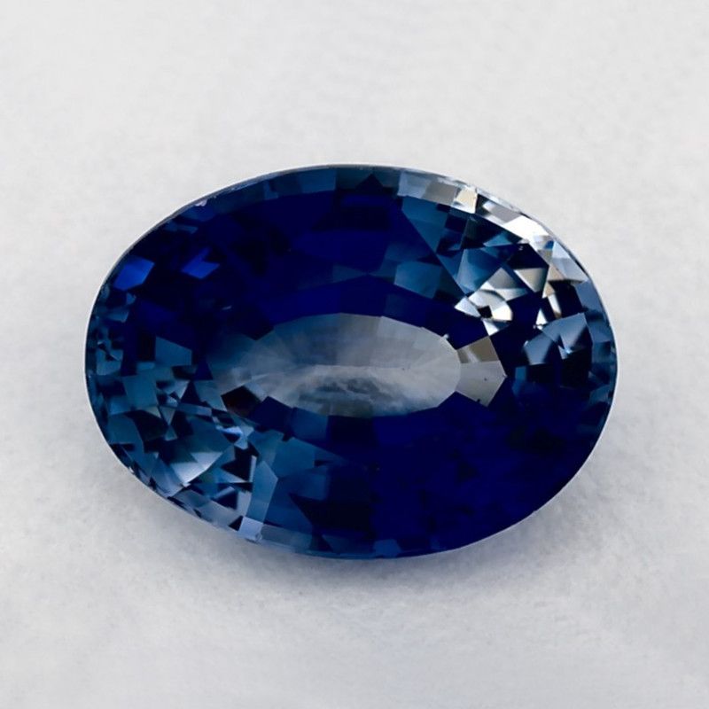 Szafir 1,53 ct, niebieski, szlif owalny