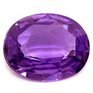 Szafir 1,27 ct, purpurowy, szlif owalny