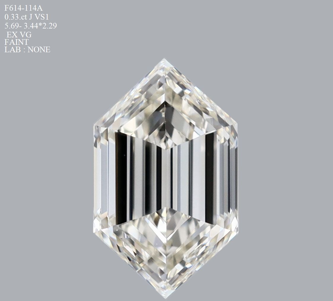 Prírodný diamant hexagonal,...