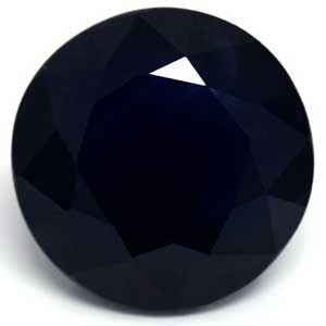 Szafir 5,83 ct, niebieski, szlif okrągły