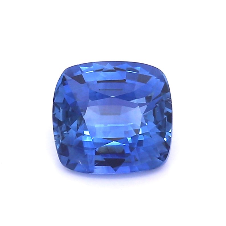 Szafir 2,30 ct, niebieski, szlif cushion