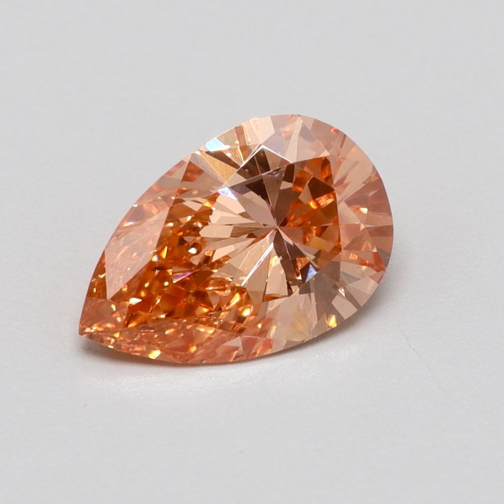 0.5 CT Fancy Vivid Orange PEAR