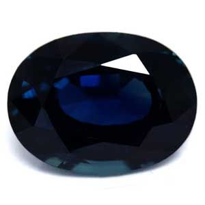 Szafir 2,04 ct, niebieski, szlif owalny