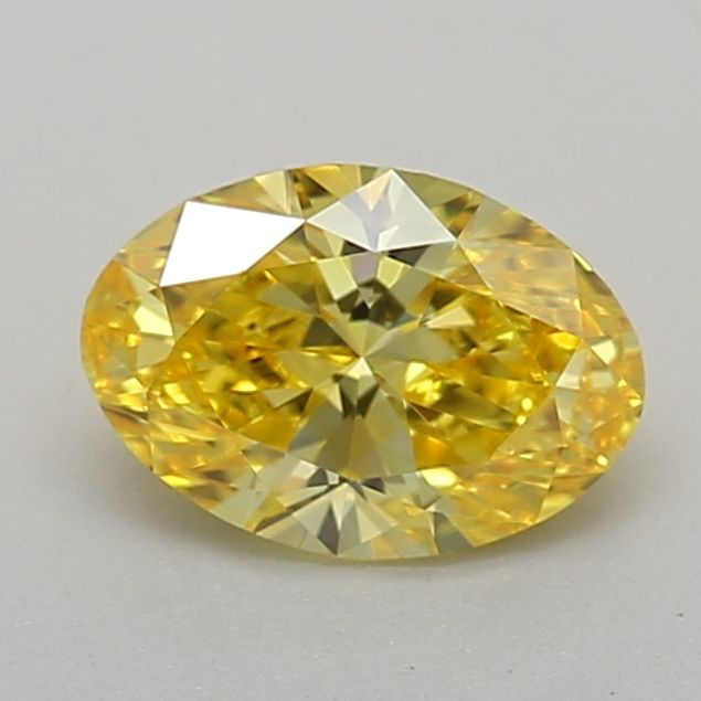 0.51 CT Fancy Vivid Yellow OVAL