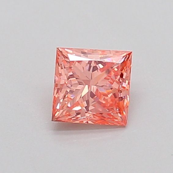 0.4 CT Fancy Orangey Pink PRINCESS