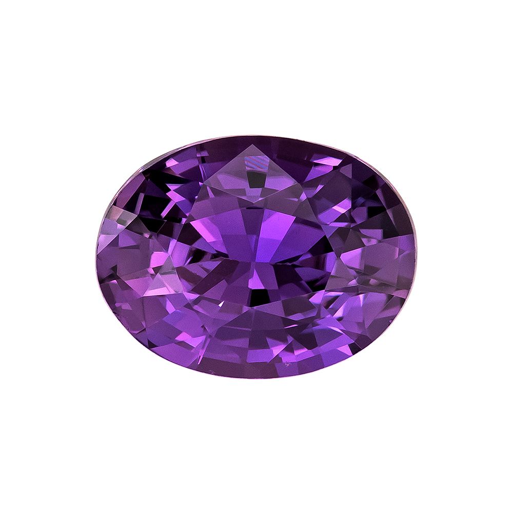 SAPPHIRE FACETED 1.59ct PURPLE SI SRILANKA HEATED