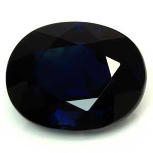 Szafir 3,64 ct, niebieski, szlif owalny