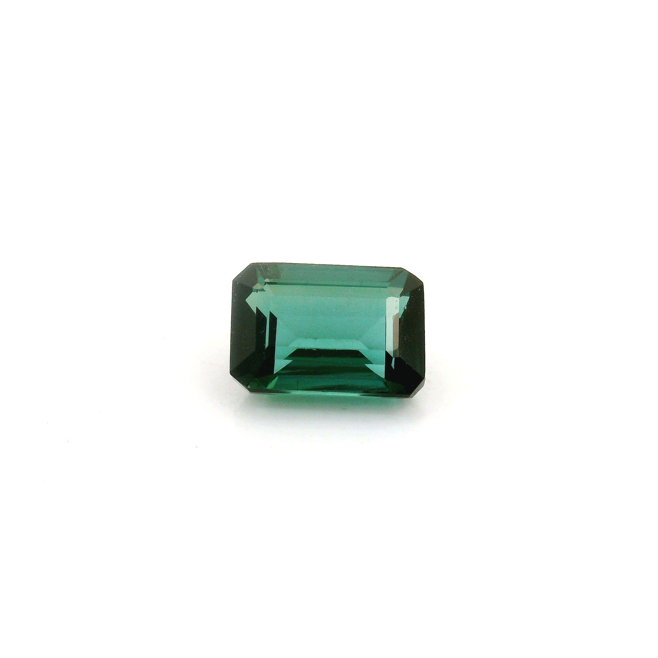 Turmalin 1,31 ct, zielony, szlif ośmiokątny