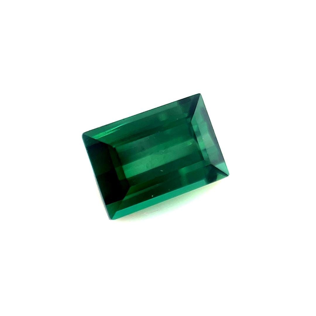 Turmalin 1,61 ct, zielony, szlif bagietka