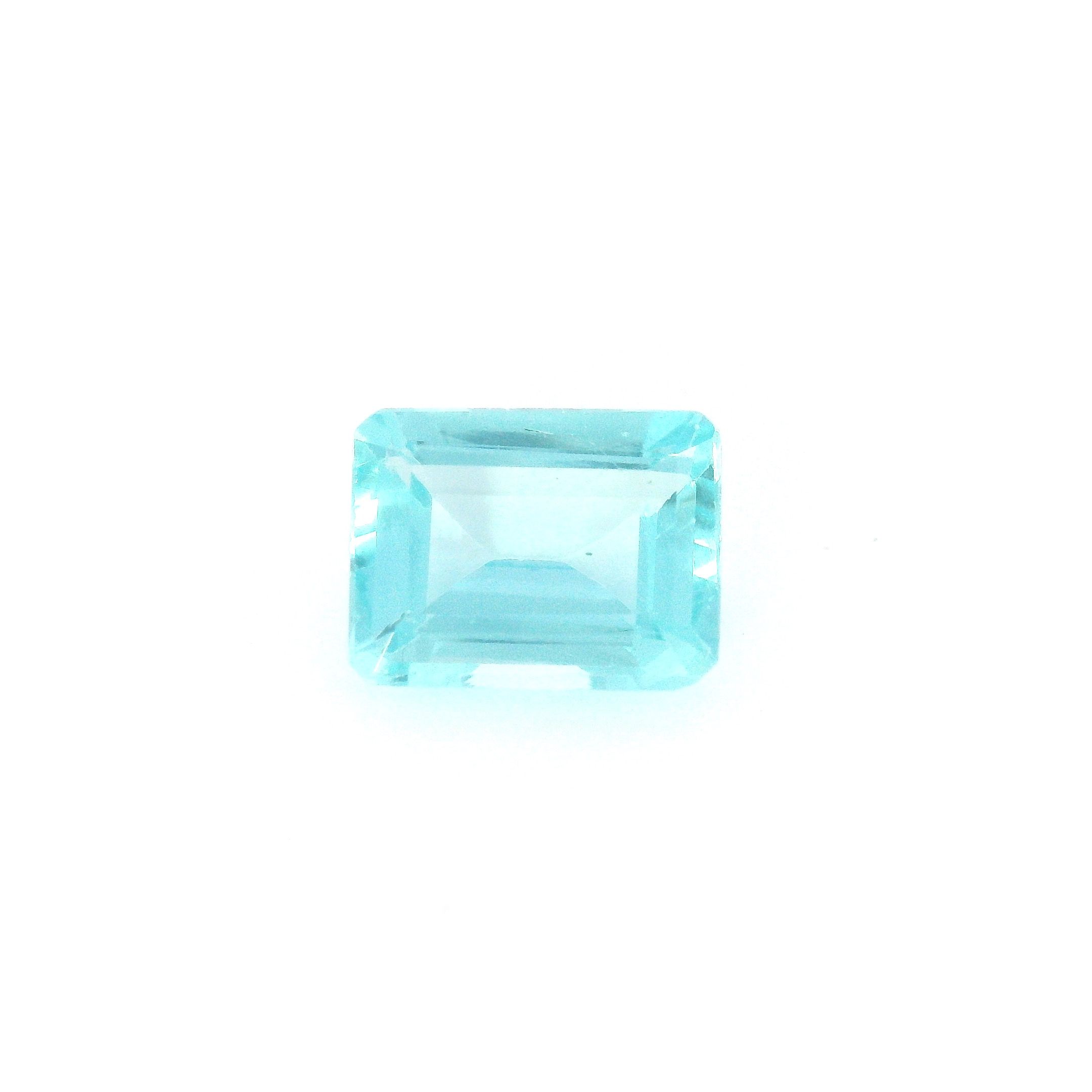Apatyt 2,42 ct, niebieski, szlif ośmiokątny