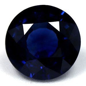 Szafir 1,56 ct, niebieski, szlif okrągły