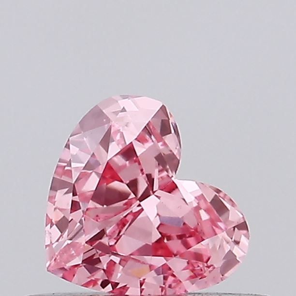 0.36 CT Fancy Vivid Pink HEART