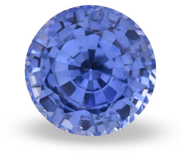 Szafir 2,55 ct, niebieski, szlif okrągły
