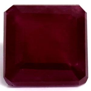 Rubin 2,05 ct, czerwony, szlif szmaragdowy