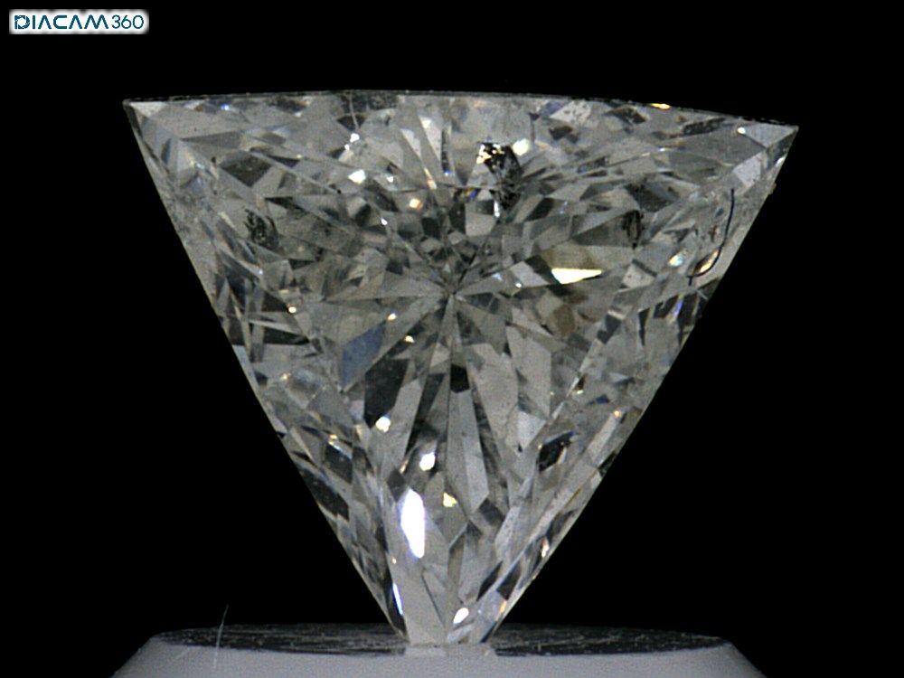 Prírodný diamant triangel,...