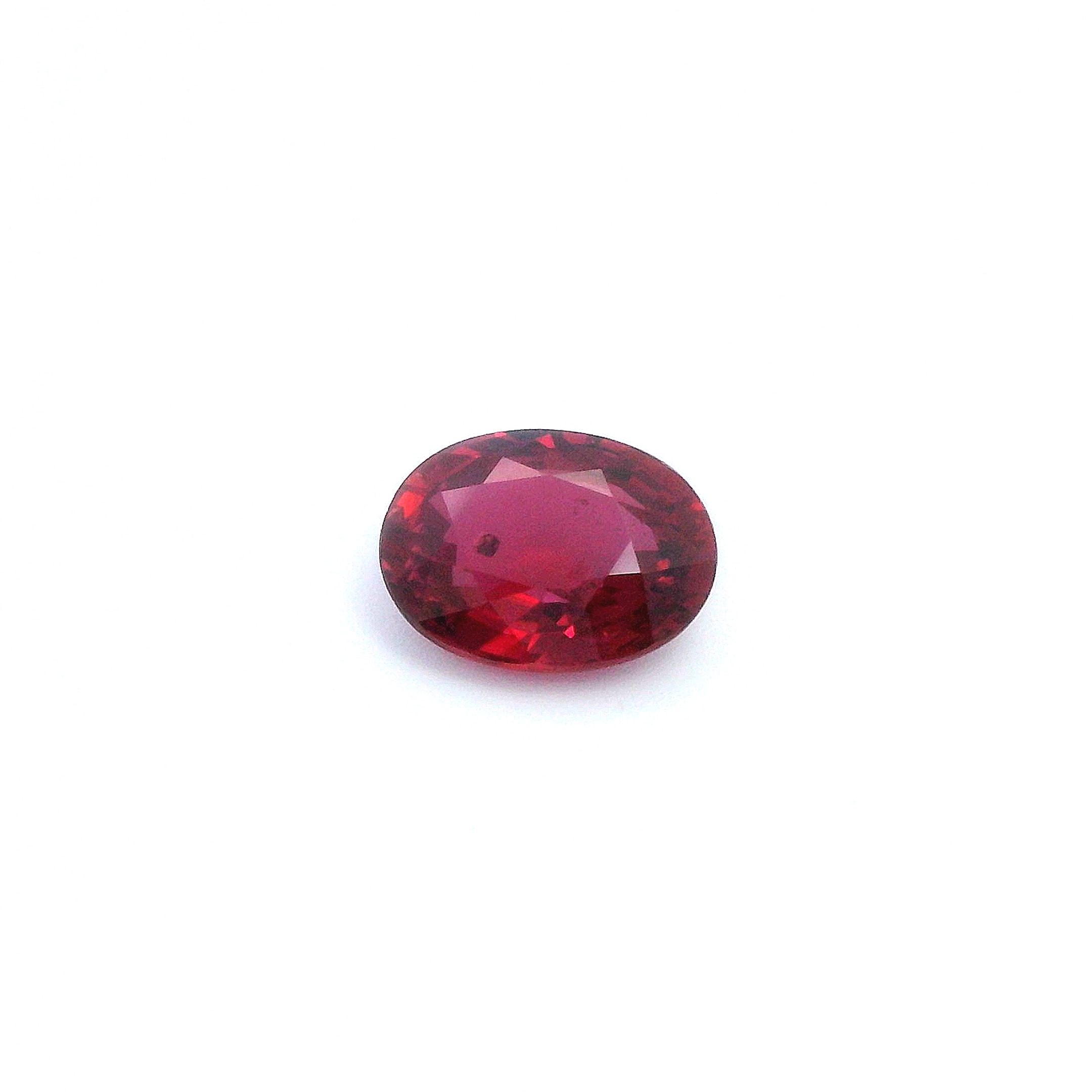 1.46 ct Oval ruby