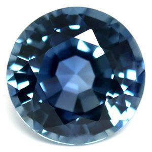 Szafir 1,87 ct, niebieski, szlif okrągły