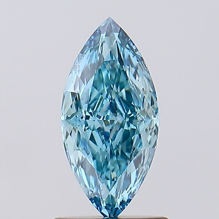 1.02 CT Fancy Vivid Blue MARQUISE