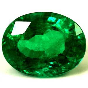 Szmaragd 1,81 ct, zielony, szlif owalny