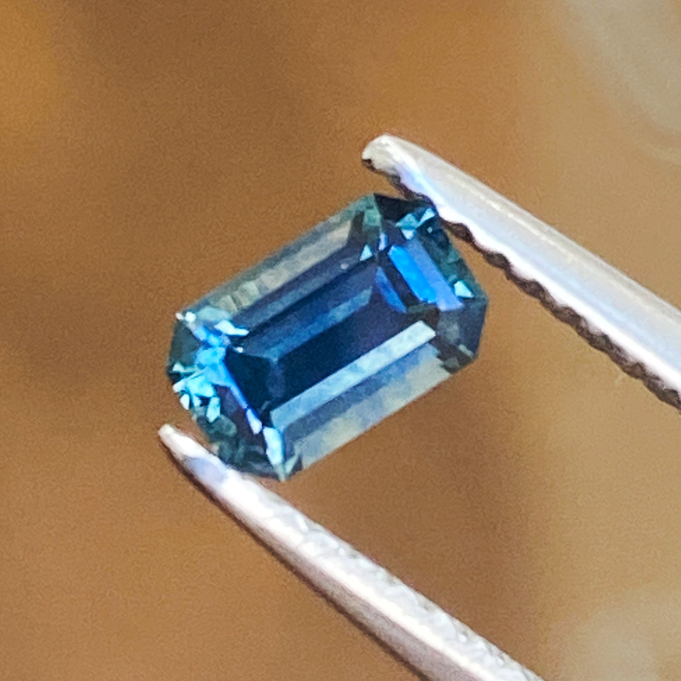 SAPPHIRE FACETED 0.49ct GREEN Green EC UNITEDSTATES HEATED