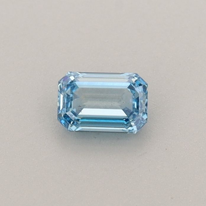 0.27 CT Fancy Vivid Blue EMERALD