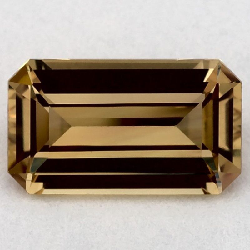 Szafir 1,02 ct, żółty, szlif ośmiokątny