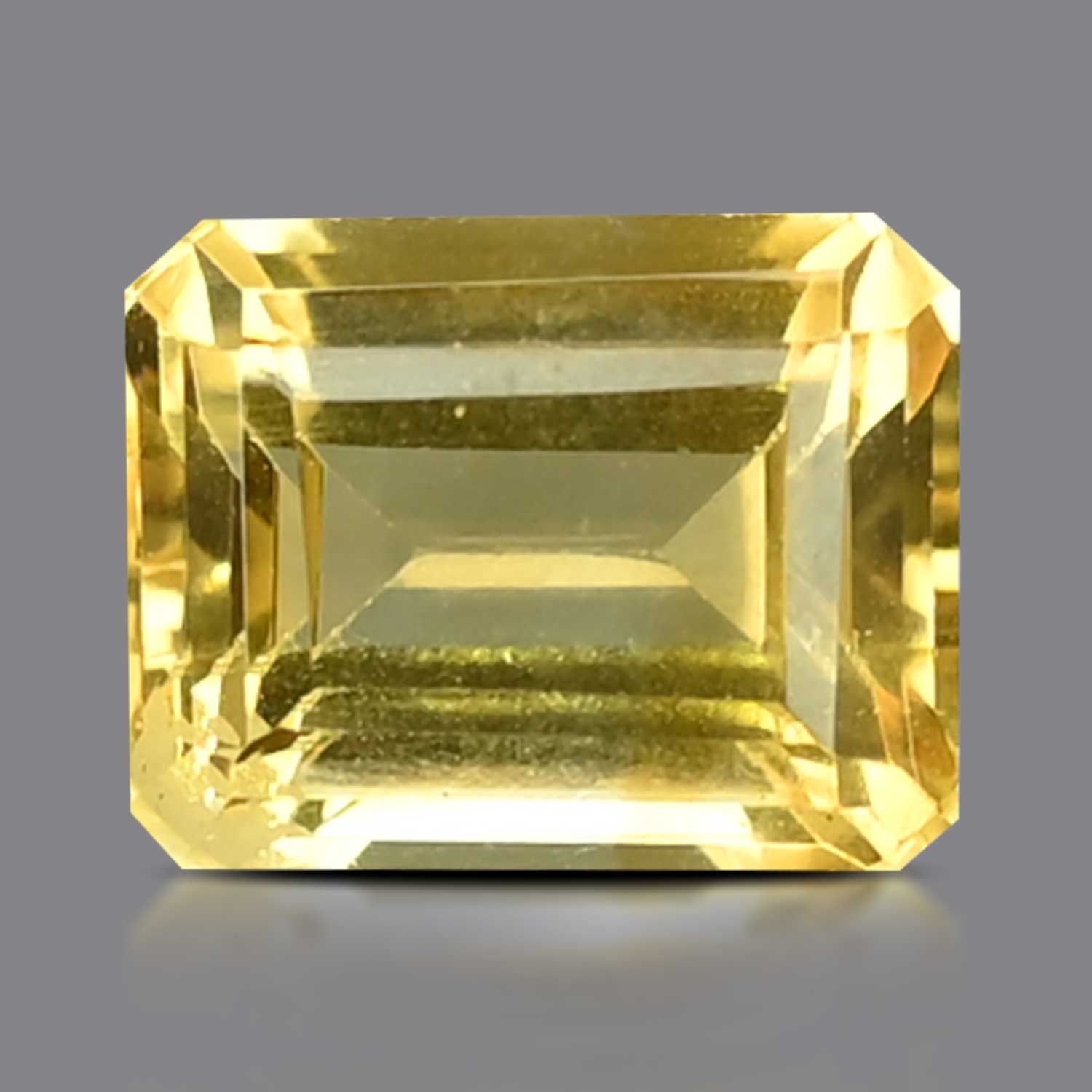 CITRINE FACETED 8.8ct YELLOW EC BRAZIL NONE